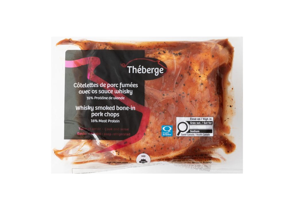 côtelettes de porc whisky