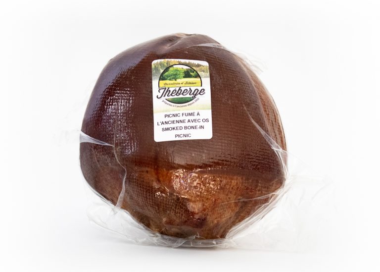 Oldfashioned smoked bonein picnic ham Charcuteries et Salaison Théberge